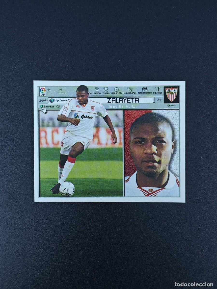 Cromos de F&uacute;tbol: CROMO LIGA ESTE ZALAYETA SEVILLA NUNCA PEGADO SIN PEGAR 01 02 2001 2002 RA526