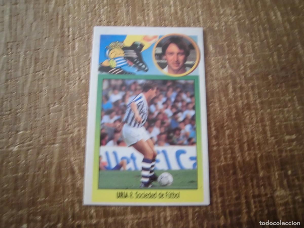 Cromos de F&uacute;tbol: UR&Iacute;A REAL SOCIEDAD LIGA 93-94 EDICIONES ESTE CROMO CART&Oacute;N RECUPERADO