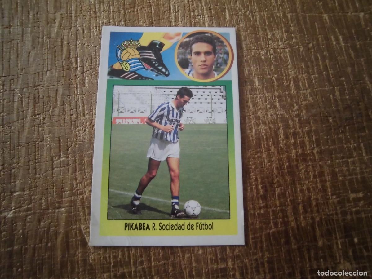 Cromos de F&uacute;tbol: PIKABEA REAL SOCIEDAD LIGA 93-94 EDICIONES ESTE CROMO CART&Oacute;N RECUPERADO