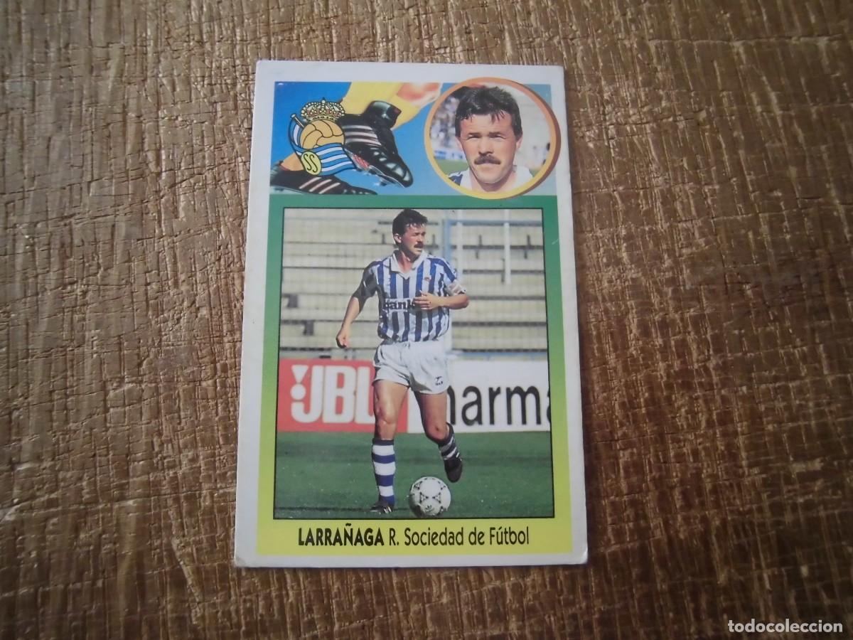 Cromos de F&uacute;tbol: LARRA&Ntilde;AGA REAL SOCIEDAD LIGA 93-94 EDICIONES ESTE CROMO CART&Oacute;N RECUPERADO