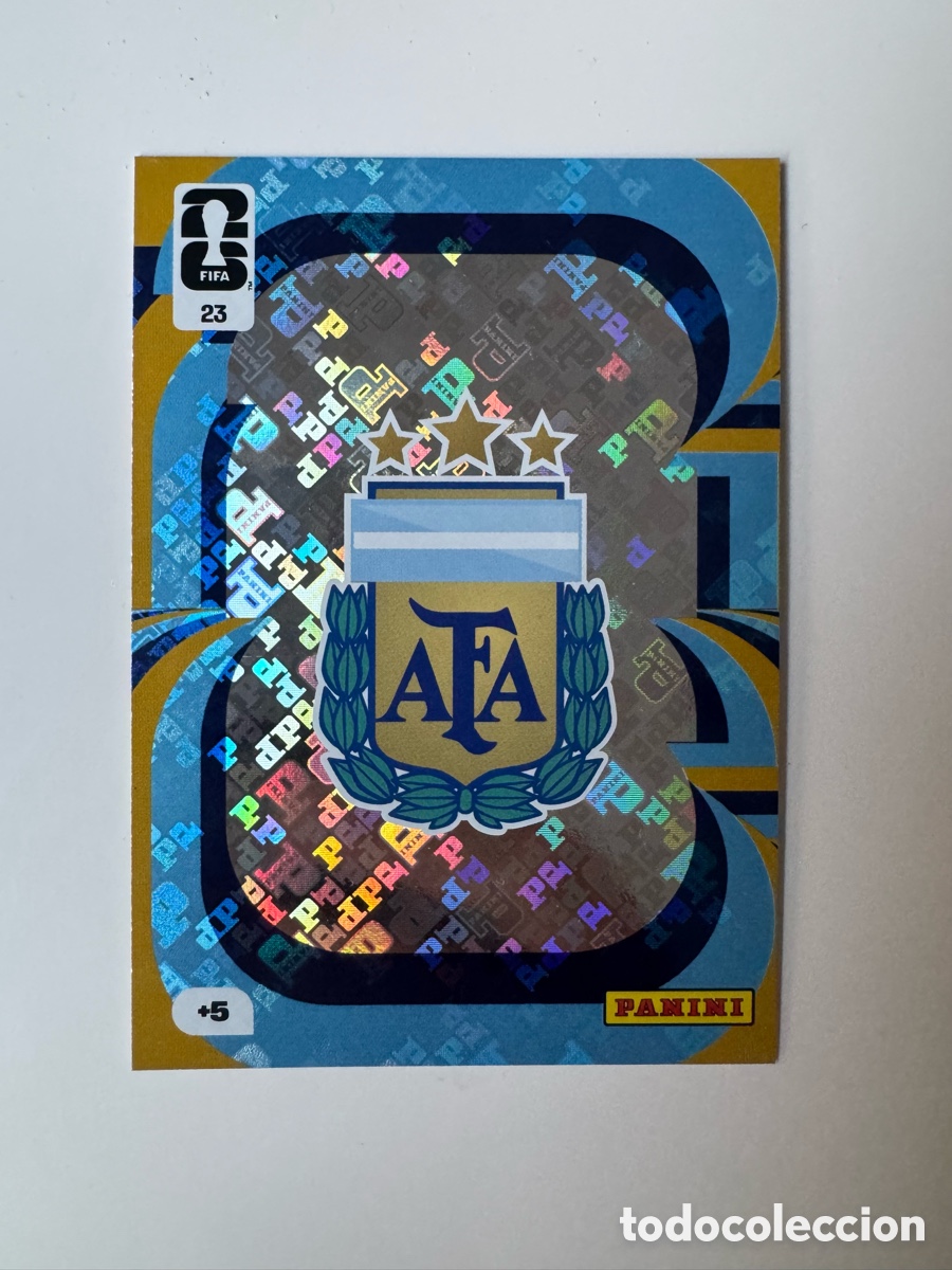 Cromos de F&uacute;tbol: ADRENALYN XL FIFA WORLD CUP 2026 &ndash; ESCUDO N&ordm; 23 &ndash; Argentina