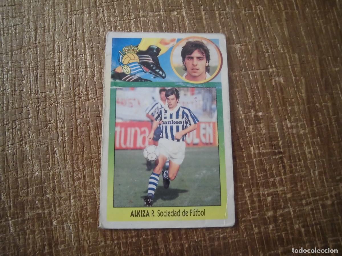 Cromos de F&uacute;tbol: ALKIZA REAL SOCIEDAD LIGA 93-94 EDICIONES ESTE CROMO CART&Oacute;N RECUPERADO