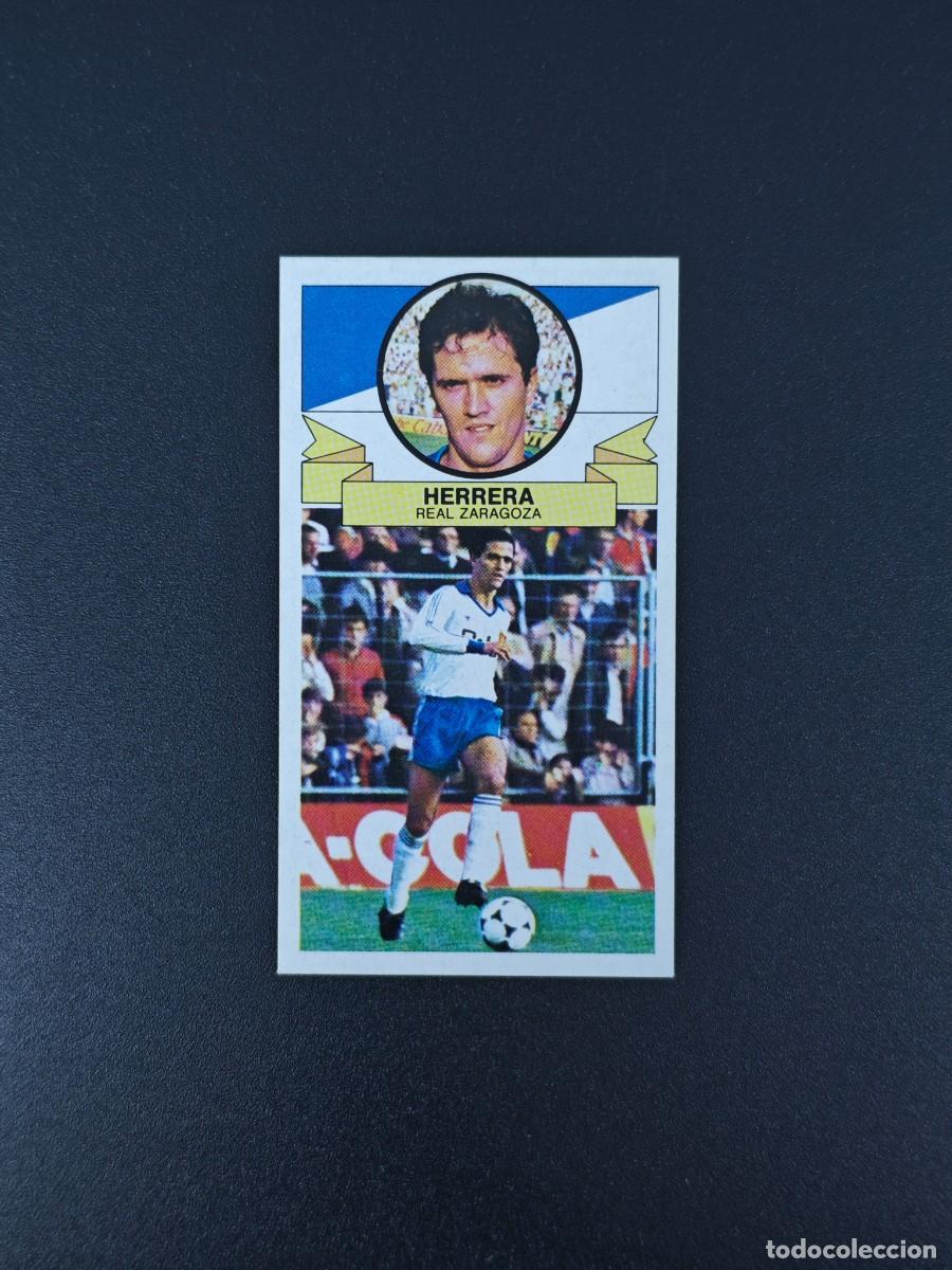 Cromos de F&uacute;tbol: CROMO LIGA ESTE HERRERA REAL ZARAGOZA NUNCA PEGADO SIN PEGAR 85 86 1985 1986 RA526