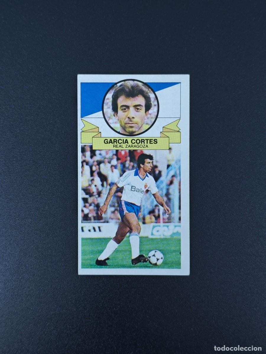 Cromos de F&uacute;tbol: CROMO LIGA ESTE GARCIA CORTES REAL ZARAGOZA NUNCA PEGADO SIN PEGAR 85 86 1985 1986 RA526