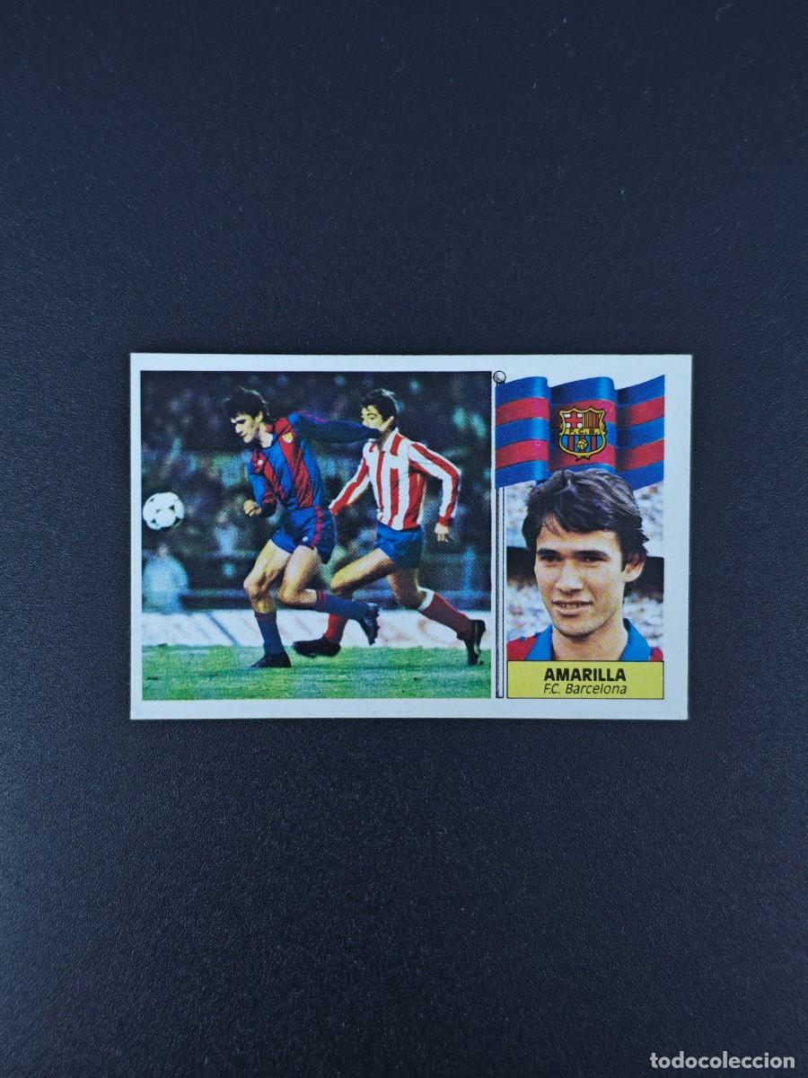 Cromos de F&uacute;tbol: CROMO LIGA ESTE AMARILLA BARCELONA NUNCA PEGADO SIN PEGAR 86 87 1986 1987 RA526
