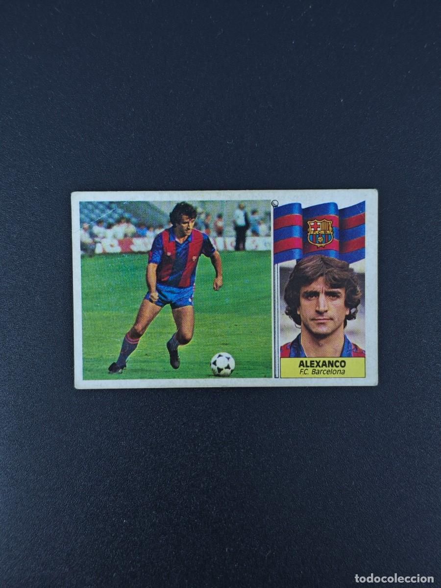 Cromos de F&uacute;tbol: CROMO LIGA ESTE ALEXANCO BARCELONA NUNCA PEGADO SIN PEGAR 86 87 1986 1987 RA526