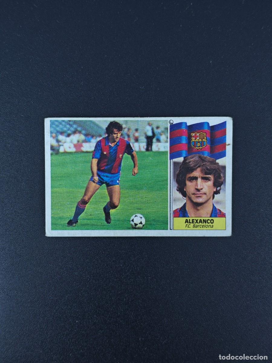 Cromos de F&uacute;tbol: CROMO LIGA ESTE ALEXANCO BARCELONA NUNCA PEGADO SIN PEGAR 86 87 1986 1987 RA526