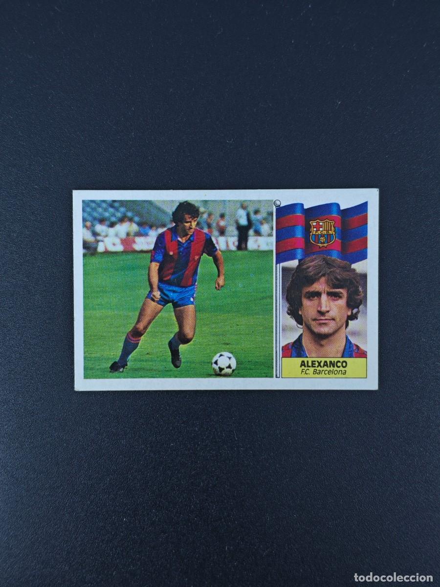 Cromos de F&uacute;tbol: CROMO LIGA ESTE ALEXANCO BARCELONA NUNCA PEGADO SIN PEGAR 86 87 1986 1987 RA526