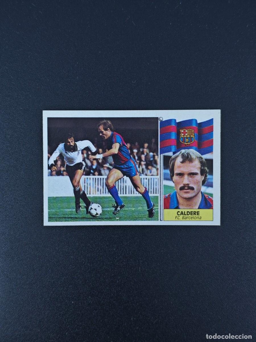 Cromos de F&uacute;tbol: CROMO LIGA ESTE CALDERE BARCELONA NUNCA PEGADO SIN PEGAR 86 87 1986 1987 RA526