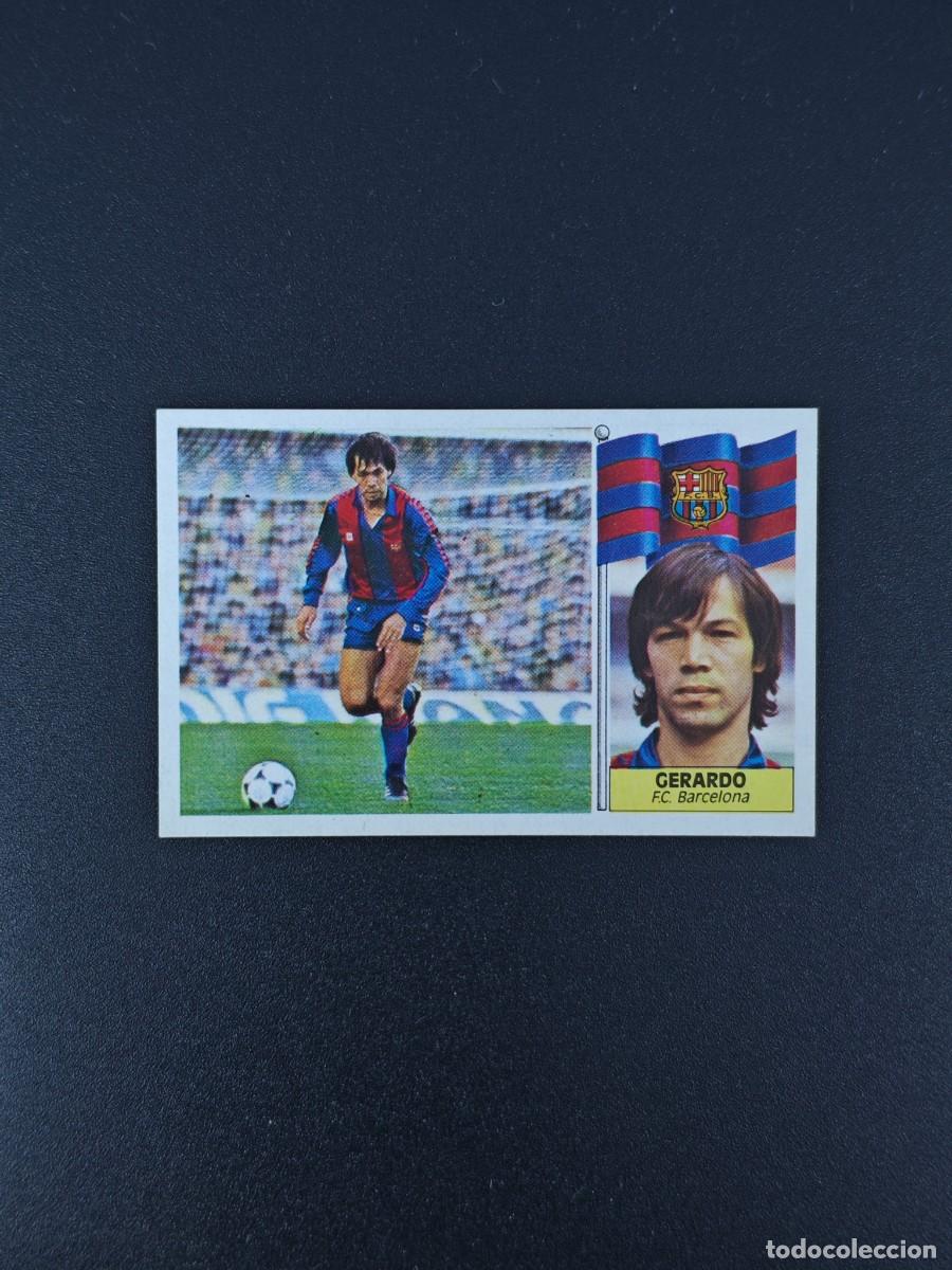 Cromos de F&uacute;tbol: CROMO LIGA ESTE GERARDO BARCELONA NUNCA PEGADO SIN PEGAR 86 87 1986 1987 RA526
