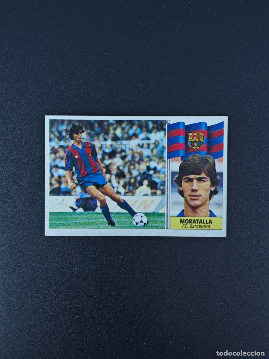 Cromos de F&uacute;tbol: CROMO LIGA ESTE MORATALLA BARCELONA NUNCA PEGADO SIN PEGAR 86 87 1986 1987 RA526