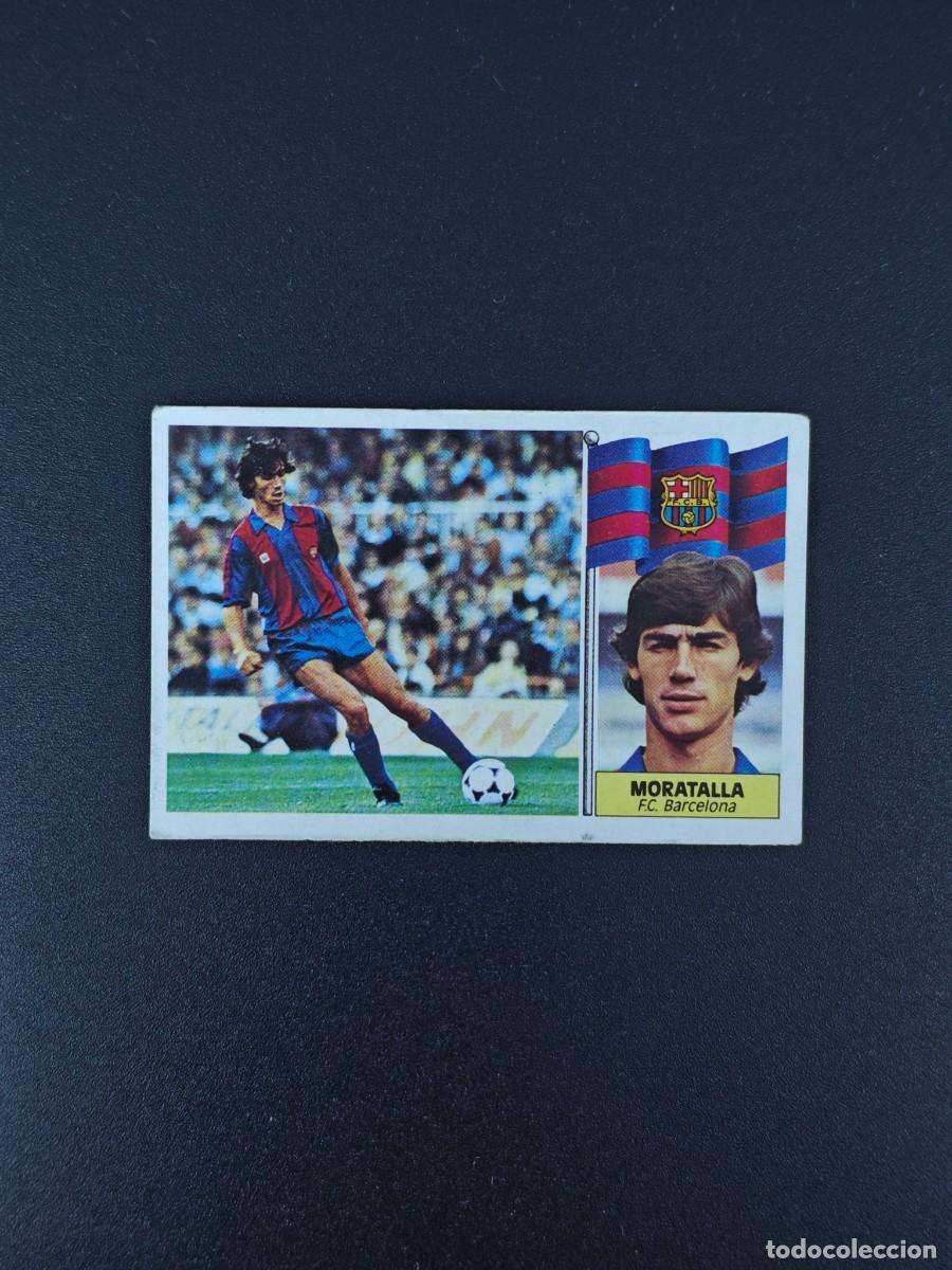 Cromos de F&uacute;tbol: CROMO LIGA ESTE MORATALLA BARCELONA NUNCA PEGADO SIN PEGAR 86 87 1986 1987 RA526