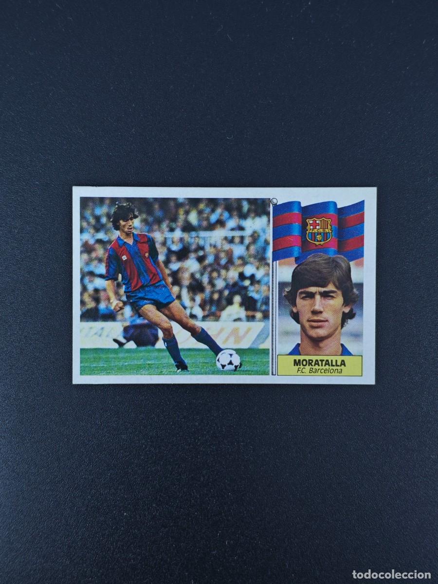 Cromos de F&uacute;tbol: CROMO LIGA ESTE MORATALLA BARCELONA NUNCA PEGADO SIN PEGAR 86 87 1986 1987 RA526