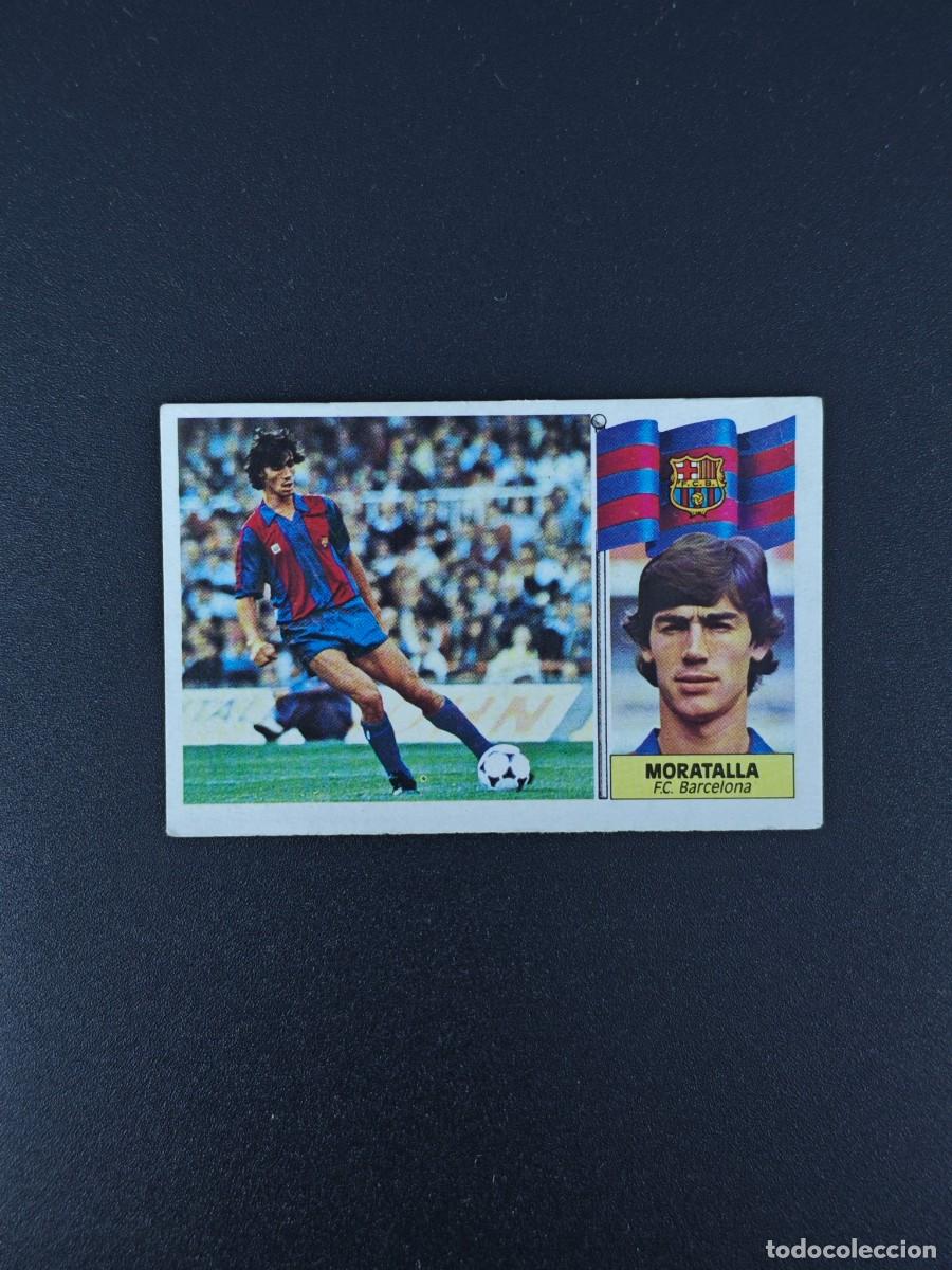 Cromos de F&uacute;tbol: CROMO LIGA ESTE MORATALLA BARCELONA NUNCA PEGADO SIN PEGAR 86 87 1986 1987 RA526