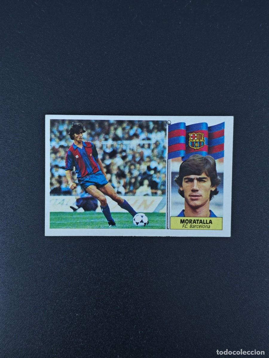 Cromos de F&uacute;tbol: CROMO LIGA ESTE MORATALLA BARCELONA NUNCA PEGADO SIN PEGAR 86 87 1986 1987 RA526