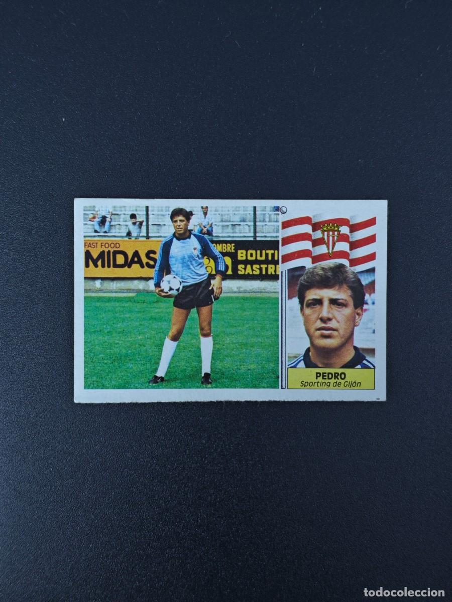 Cromos de F&uacute;tbol: CROMO LIGA ESTE PEDRO SPORTING GIJON NUNCA PEGADO SIN PEGAR 86 87 1986 1987 RA526