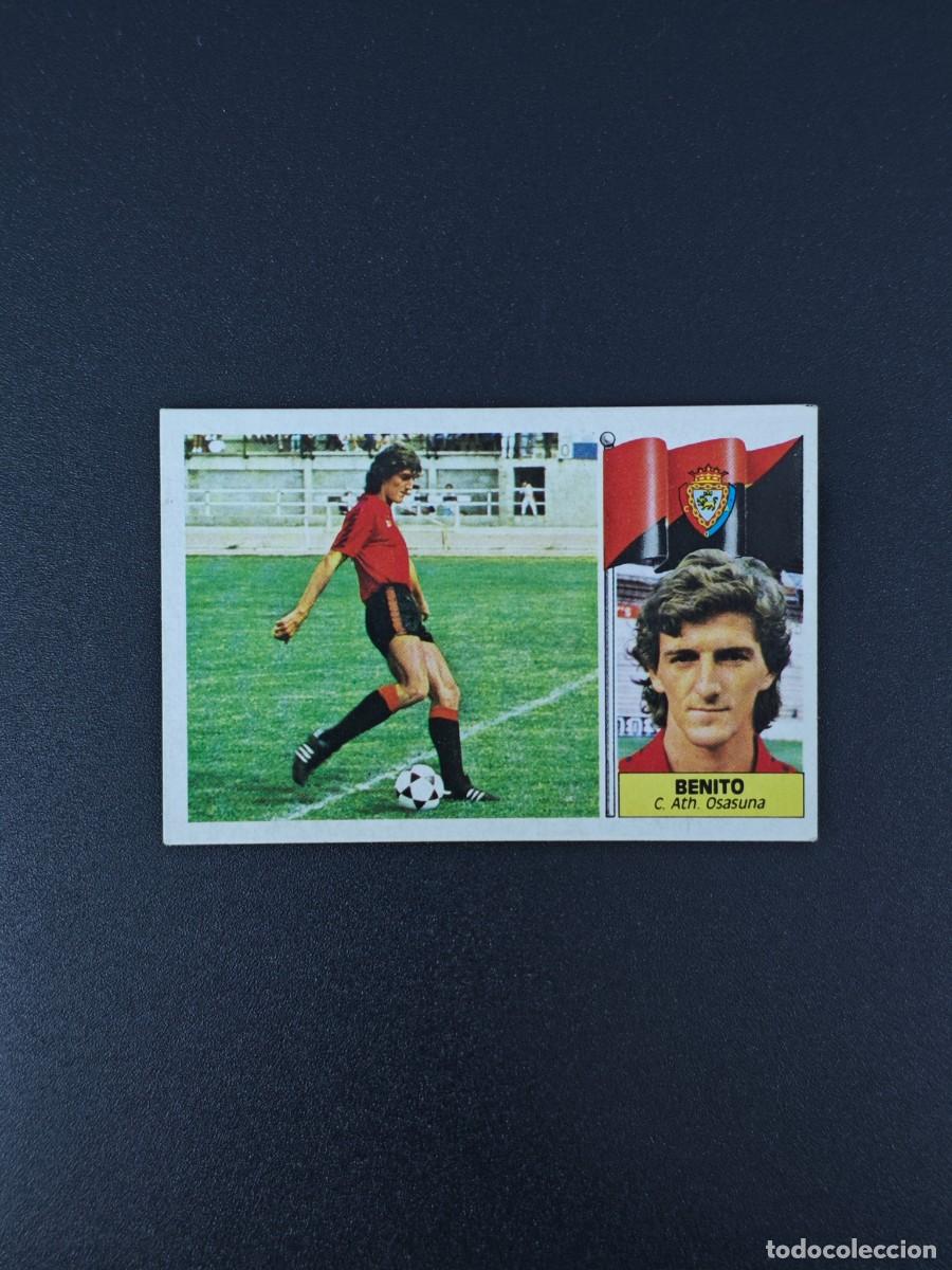Cromos de F&uacute;tbol: CROMO LIGA ESTE BENITO ATLETICO OSASUNA NUNCA PEGADO SIN PEGAR 86 87 1986 1987 RA526