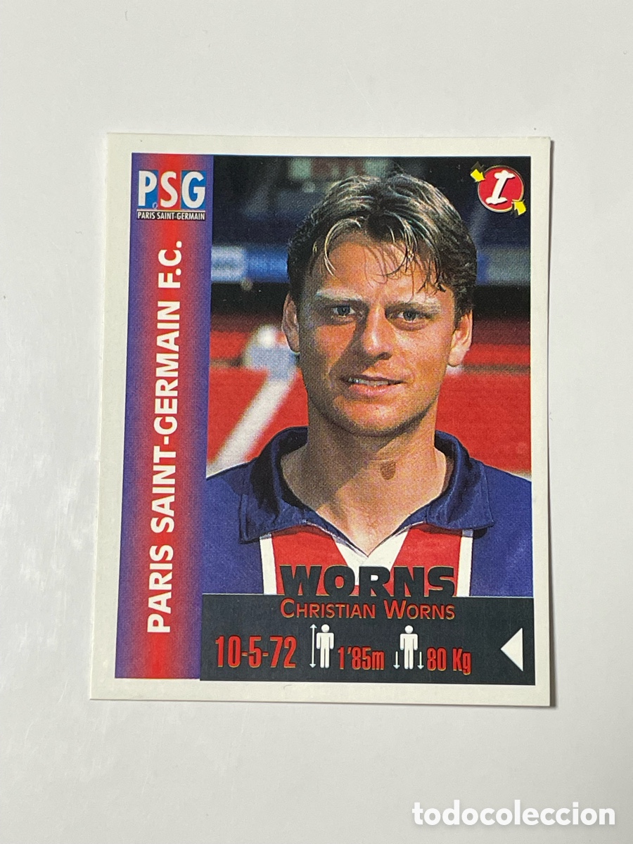 Cromos de F&uacute;tbol: Christian Worns Paris Saint Germain Panini Equipos de Europa 1999 #259