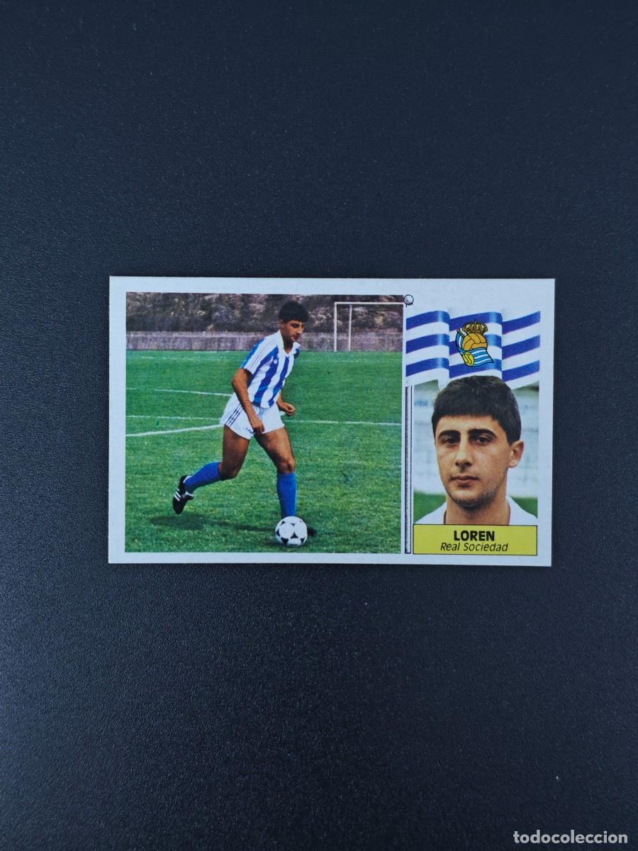 Cromos de F&uacute;tbol: CROMO LIGA ESTE LOREN REAL SOCIEDAD NUNCA PEGADO SIN PEGAR 86 87 1986 1987 RA526