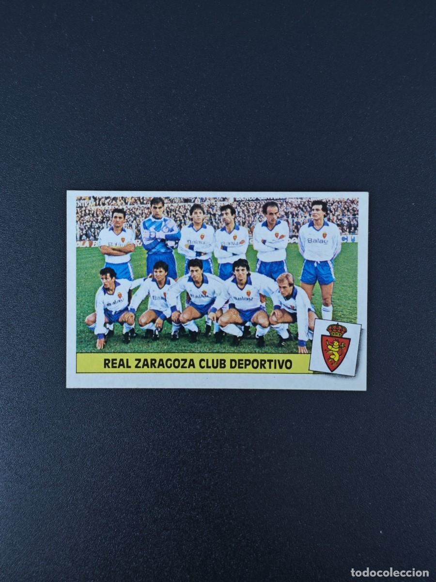 Cromos de F&uacute;tbol: CROMO LIGA ESTE FOTO EQUIPO REAL ZARAGOZA NUNCA PEGADO SIN PEGAR 86 87 1986 1987 RA526