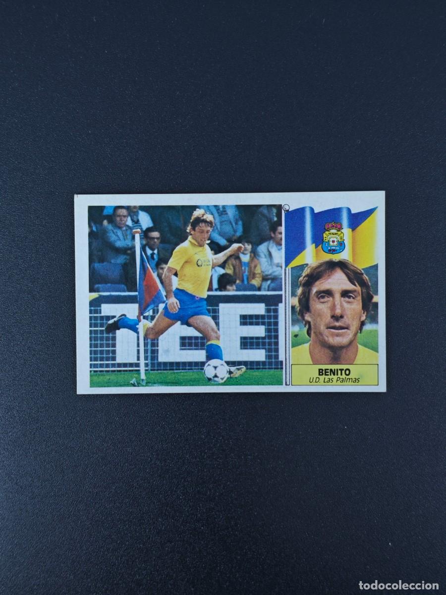 Cromos de F&uacute;tbol: CROMO LIGA ESTE BENITO UNION DEPORTIVA LAS PALMAS NUNCA PEGADO SIN PEGAR 86 87 1986 1987 RA526