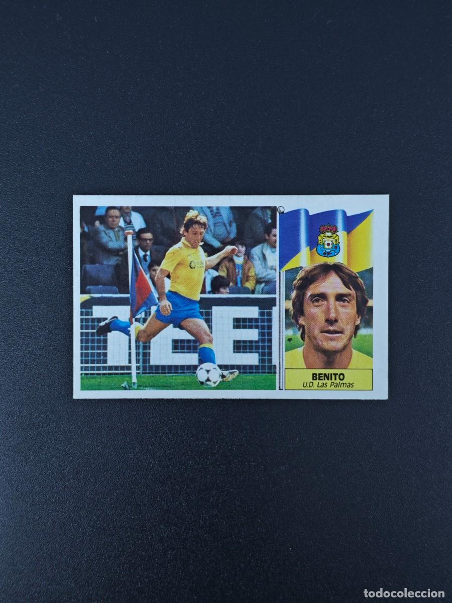 Cromos de F&uacute;tbol: CROMO LIGA ESTE BENITO UNION DEPORTIVA LAS PALMAS NUNCA PEGADO SIN PEGAR 86 87 1986 1987 RA526
