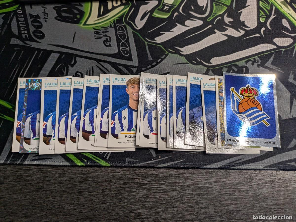 Cromos de F&uacute;tbol: Lote 18 cromos Real Sociedad B - Liga Hypermotion 2025/26 - Panini - Sin pegar
