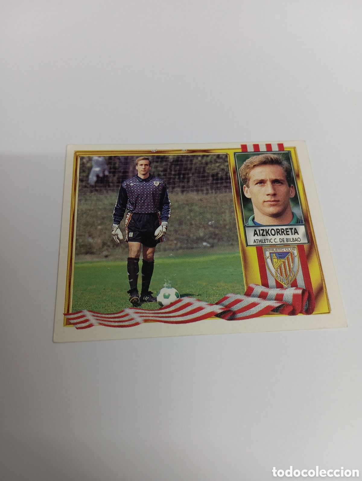 Cromos de F&uacute;tbol: AIZKORRETA COLOCA Athletic Club Liga Este 1995 1996 NUEVO SIN PEGAR PANINI 95 96