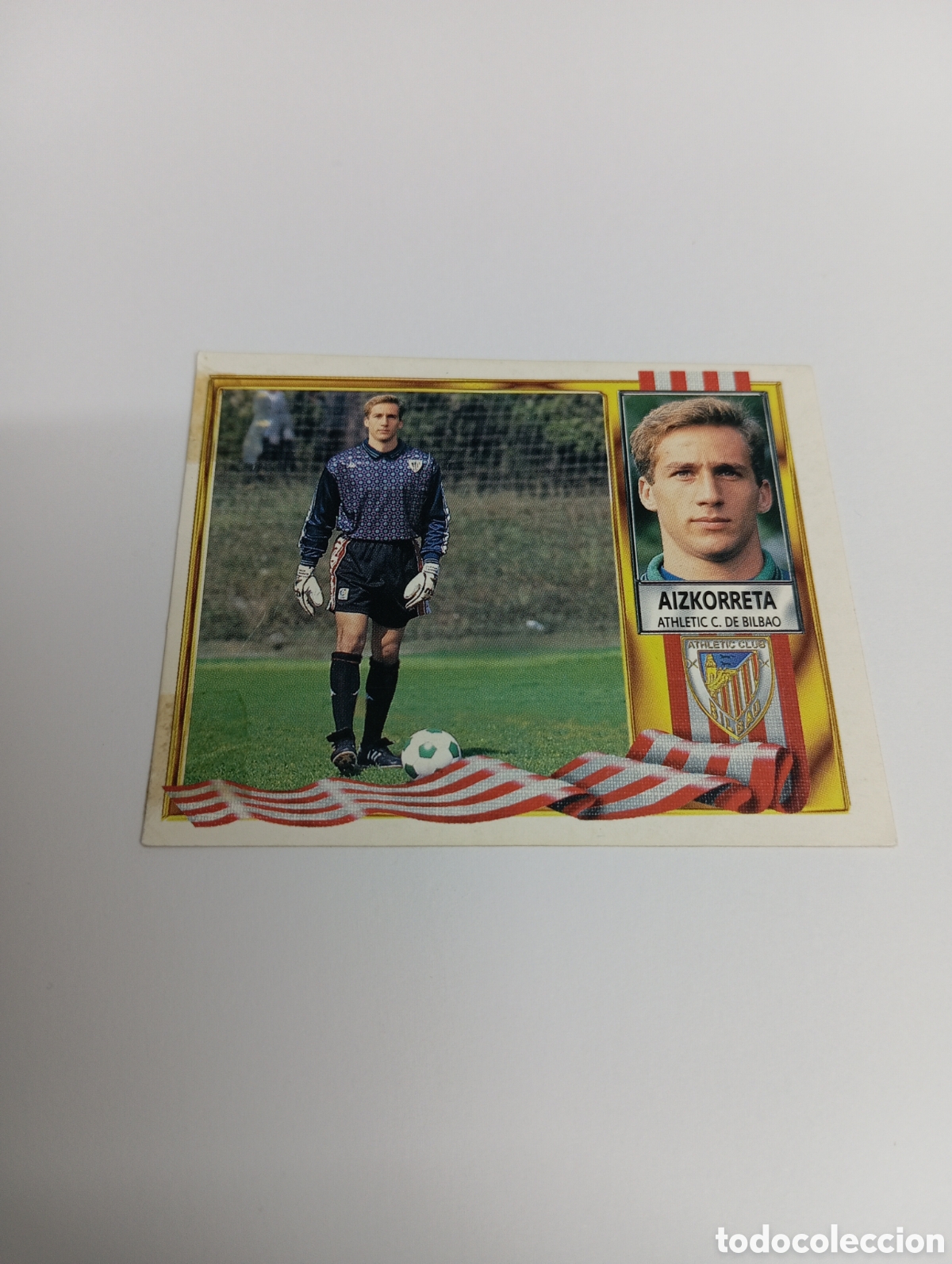 Cromos de F&uacute;tbol: AIZKORRETA COLOCA Athletic Club Liga Este 1995 1996 NUEVO SIN PEGAR PANINI 95 96