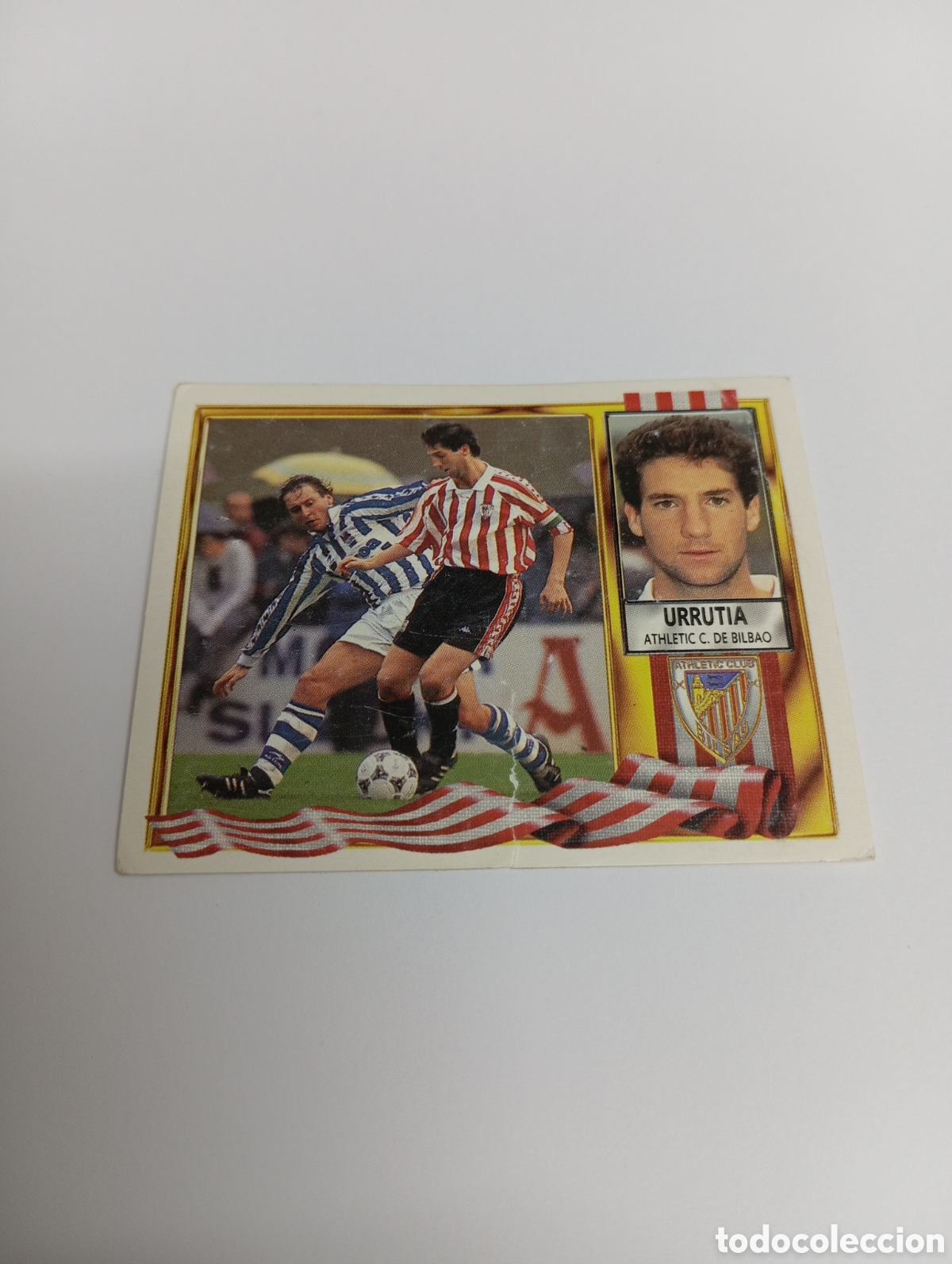 Cromos de F&uacute;tbol: URRUTIA Athletic Club Liga Este 1995 1996 NUEVO SIN PEGAR PANINI 95 96
