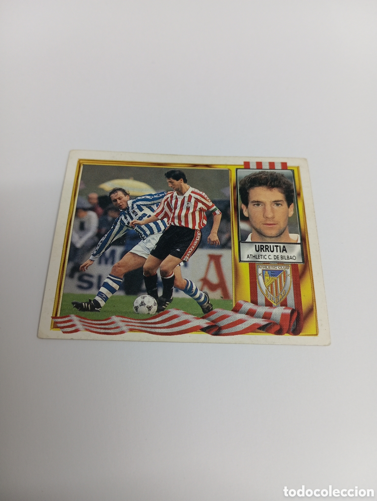 Cromos de F&uacute;tbol: URRUTIA Athletic Club Liga Este 1995 1996 NUEVO SIN PEGAR PANINI 95 96