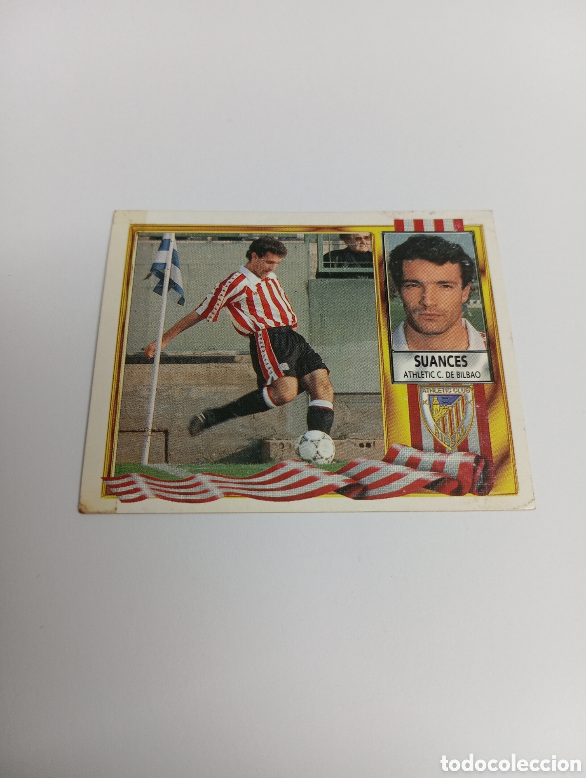 Cromos de F&uacute;tbol: SUANCES BAJA Athletic Club Liga Este 1995 1996 NUEVO SIN PEGAR PANINI 95 96