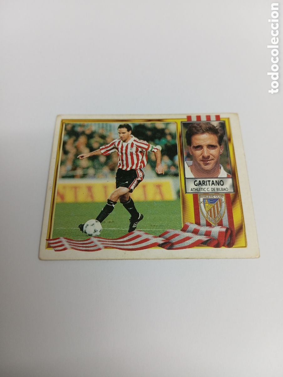 Cromos de F&uacute;tbol: GARITANO Athletic Club Liga Este 1995 1996 NUEVO SIN PEGAR PANINI 95 96