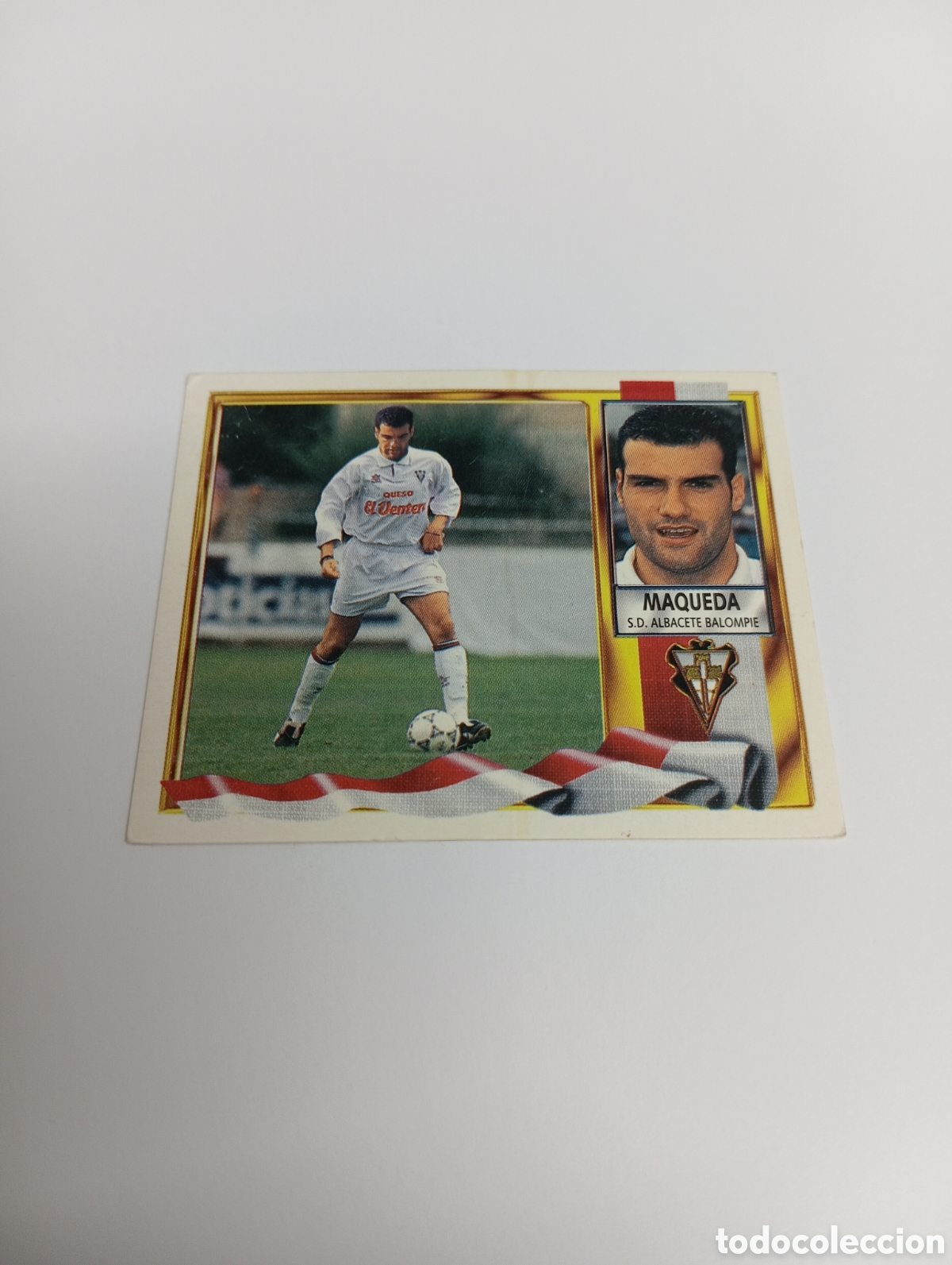 Cromos de F&uacute;tbol: MAQUEDA Albacete Liga Este 1995 1996 NUEVO SIN PEGAR PANINI 95 96
