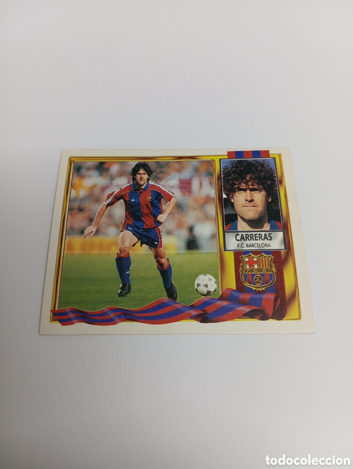Cromos de F&uacute;tbol: CARRERAS Barcelona Liga Este 1995 1996 NUEVO SIN PEGAR PANINI 95 96