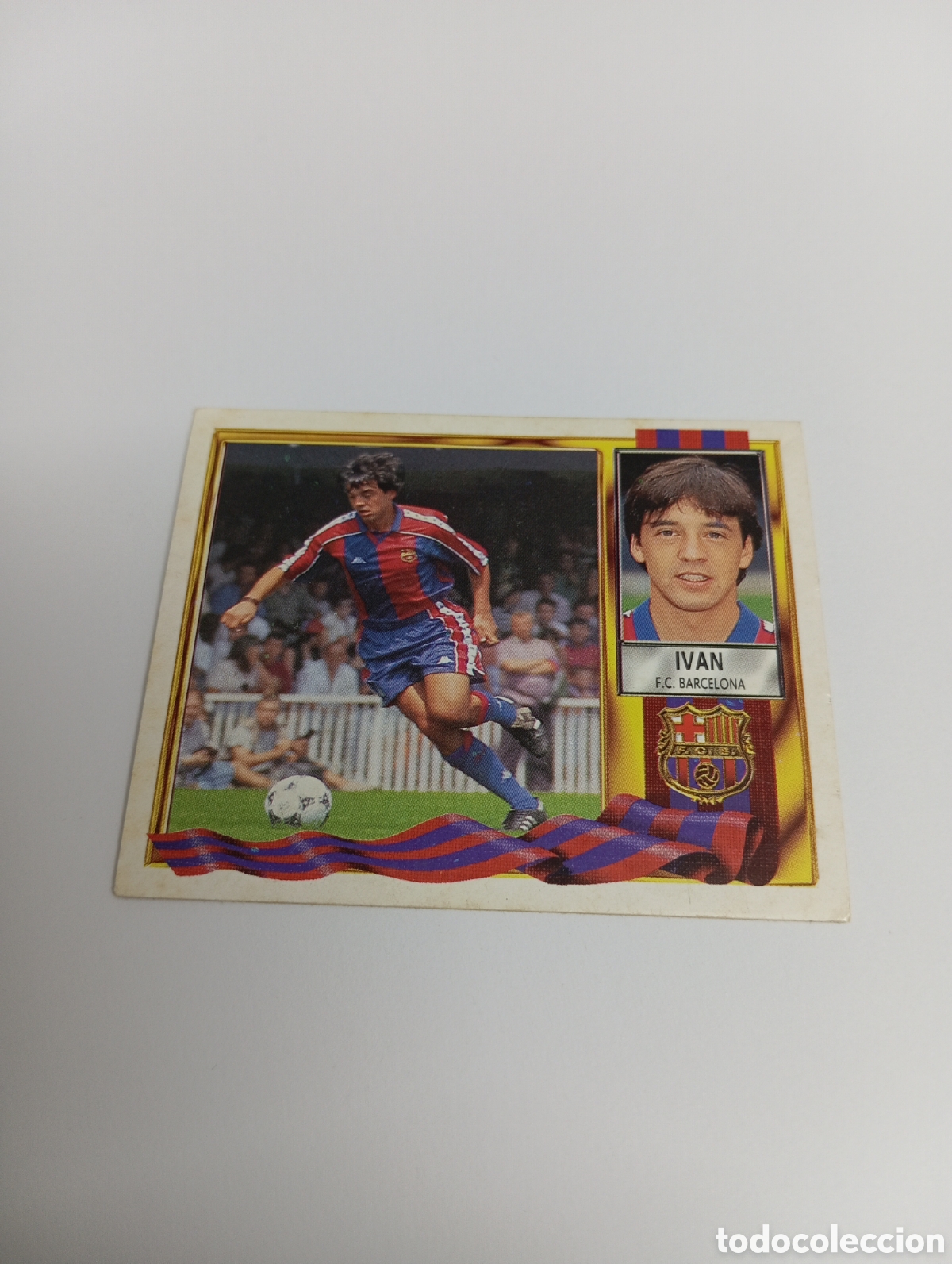 Cromos de F&uacute;tbol: IV&Aacute;N Barcelona Liga Este 1995 1996 NUEVO SIN PEGAR PANINI 95 96