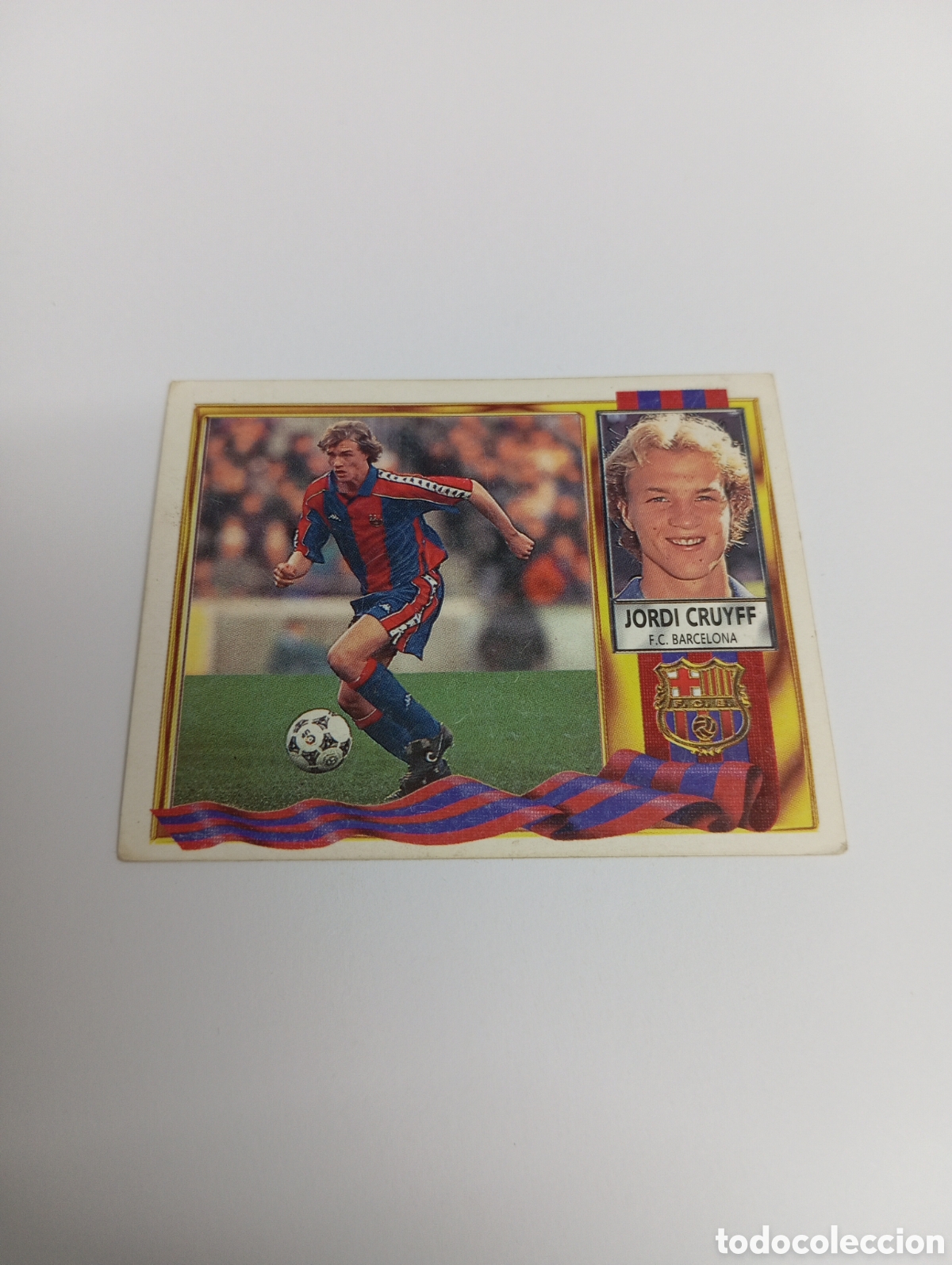 Cromos de F&uacute;tbol: JORDI CRUYFF Barcelona Liga Este 1995 1996 NUEVO SIN PEGAR PANINI 95 96
