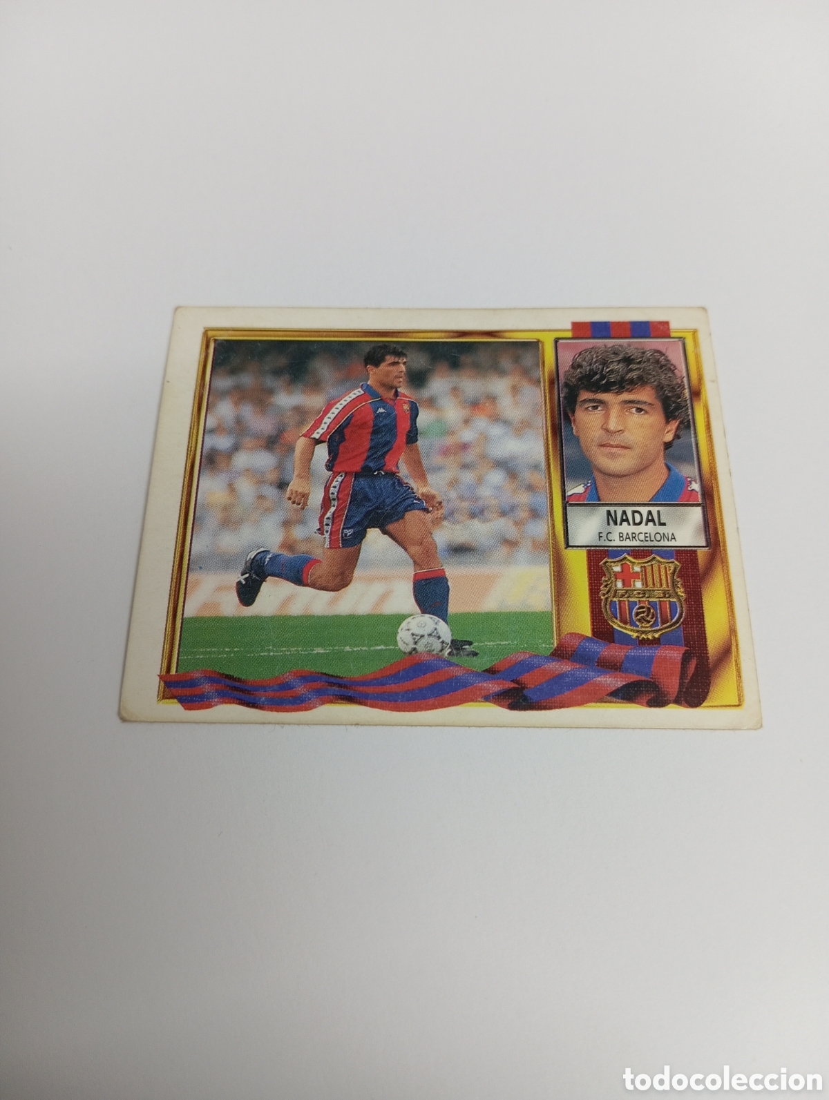 Cromos de F&uacute;tbol: NADAL Barcelona Liga Este 1995 1996 NUEVO SIN PEGAR PANINI 95 96