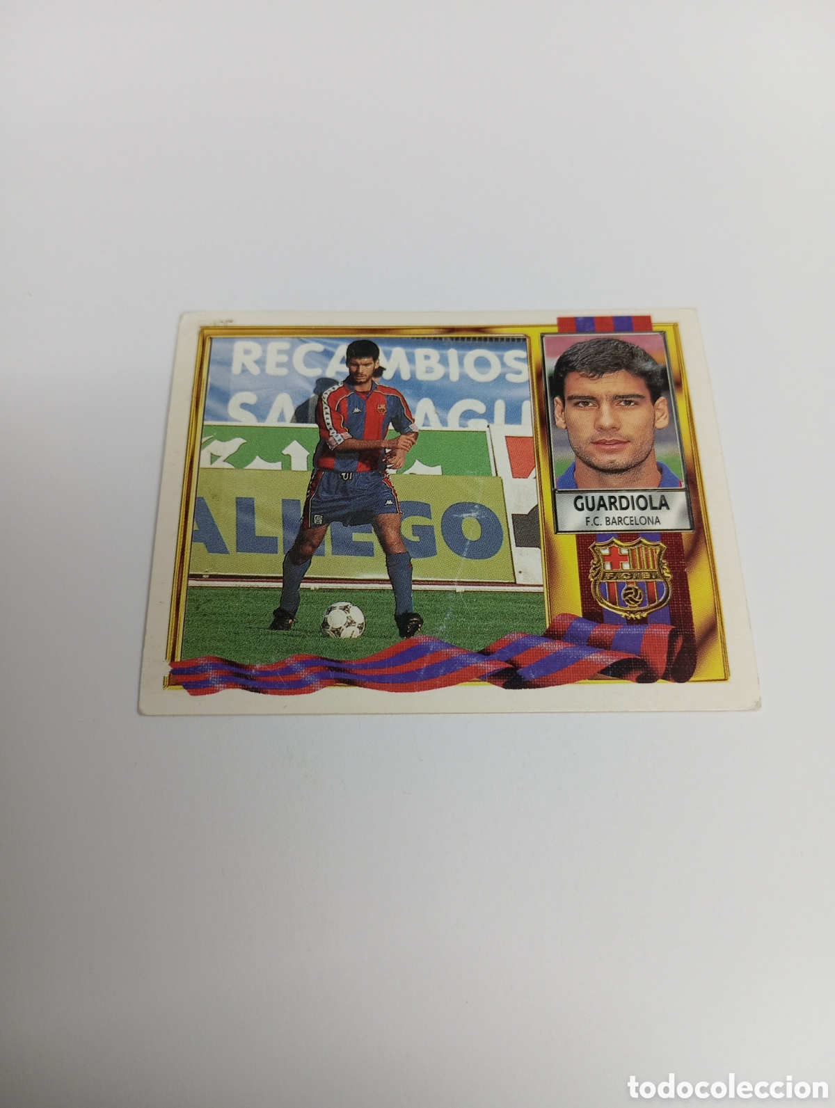 Cromos de F&uacute;tbol: GUARDIOLA Barcelona Liga Este 1995 1996 NUEVO SIN PEGAR PANINI 95 96