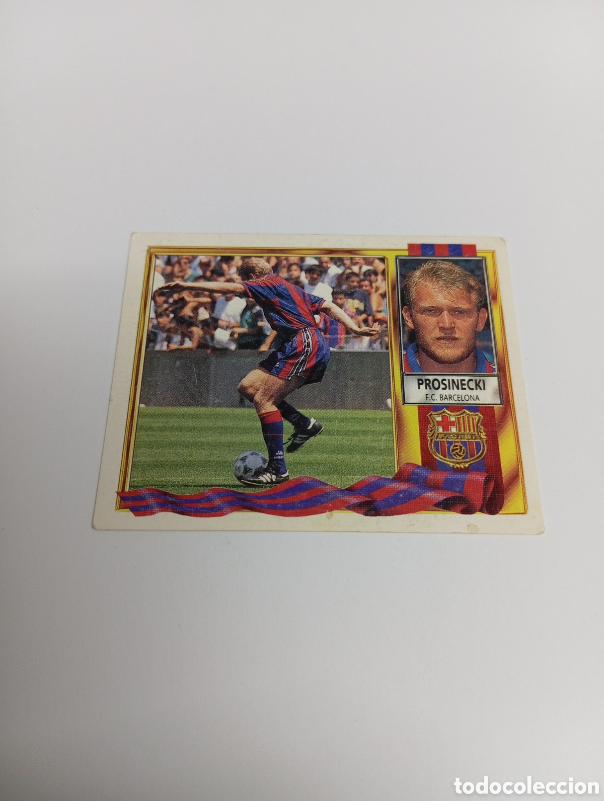 Cromos de F&uacute;tbol: PROSINECKI COLOCA Barcelona Liga Este 1995 1996 NUEVO SIN PEGAR PANINI 95 96