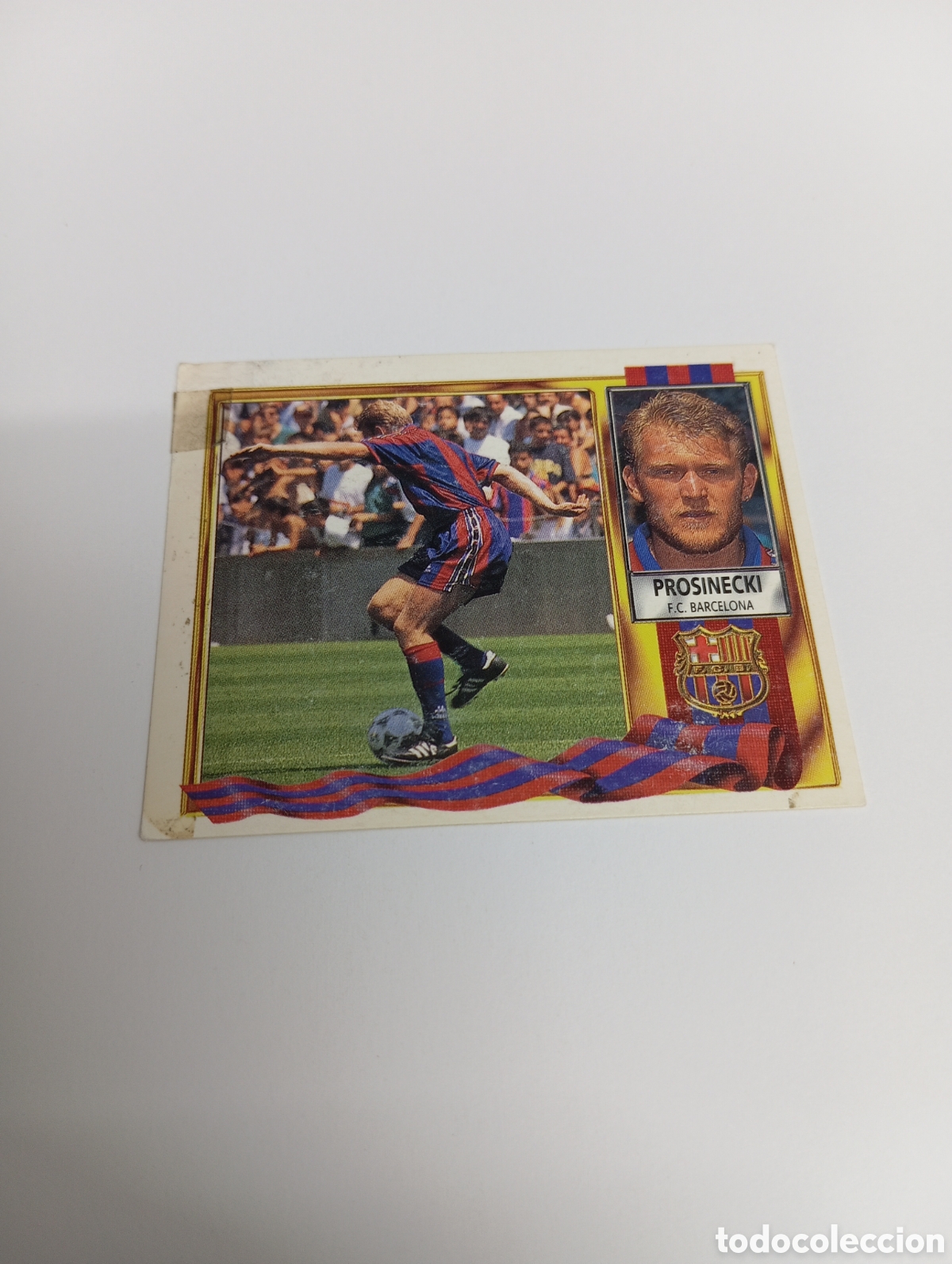 Cromos de F&uacute;tbol: PROSINECKI COLOCA Barcelona Liga Este 1995 1996 NUEVO SIN PEGAR PANINI 95 96