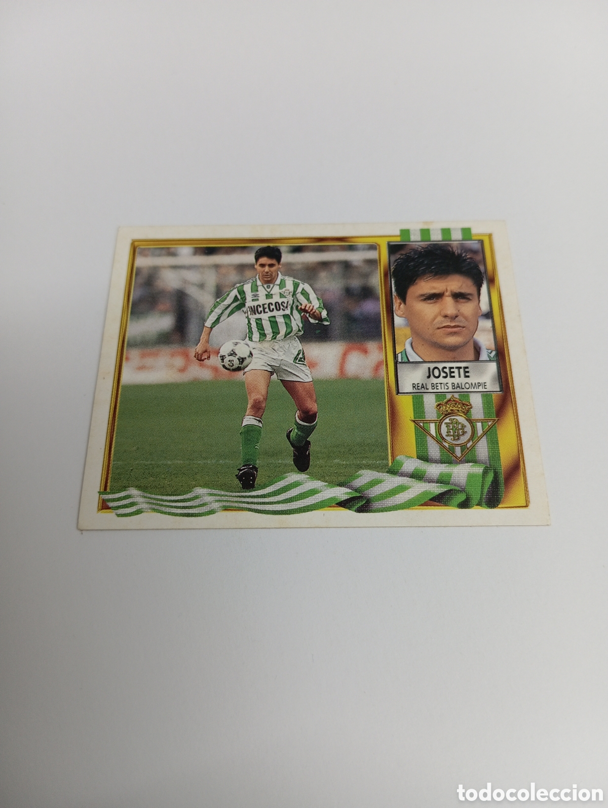 Cromos de F&uacute;tbol: JOSETE Betis Liga Este 1995 1996 NUEVO SIN PEGAR PANINI 95 96