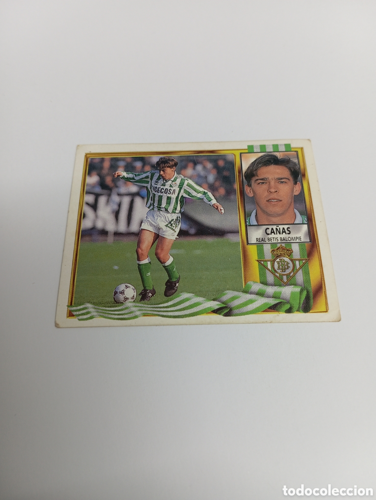 Cromos de F&uacute;tbol: CA&Ntilde;AS Betis Liga Este 1995 1996 NUEVO SIN PEGAR PANINI 95 96