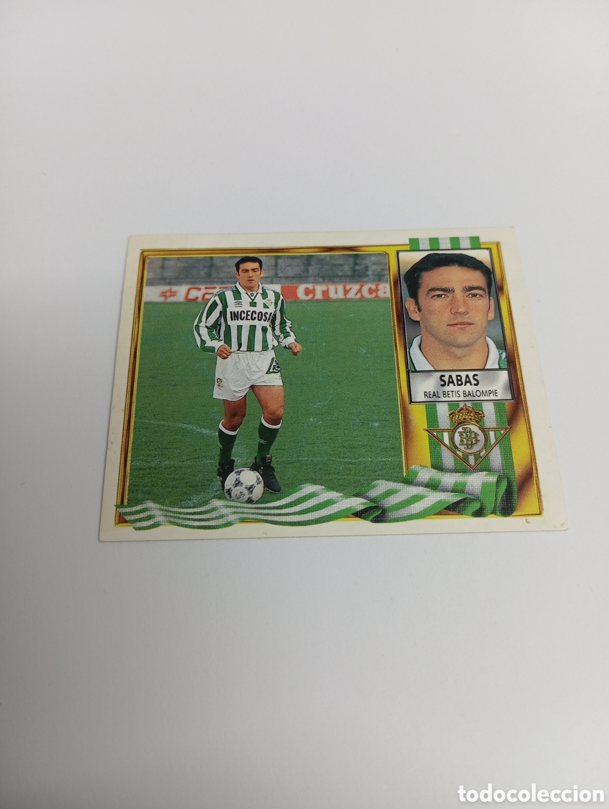 Cromos de F&uacute;tbol: Betis Liga Este 1995 1996 NUEVO SIN PEGAR PANINI 95 96