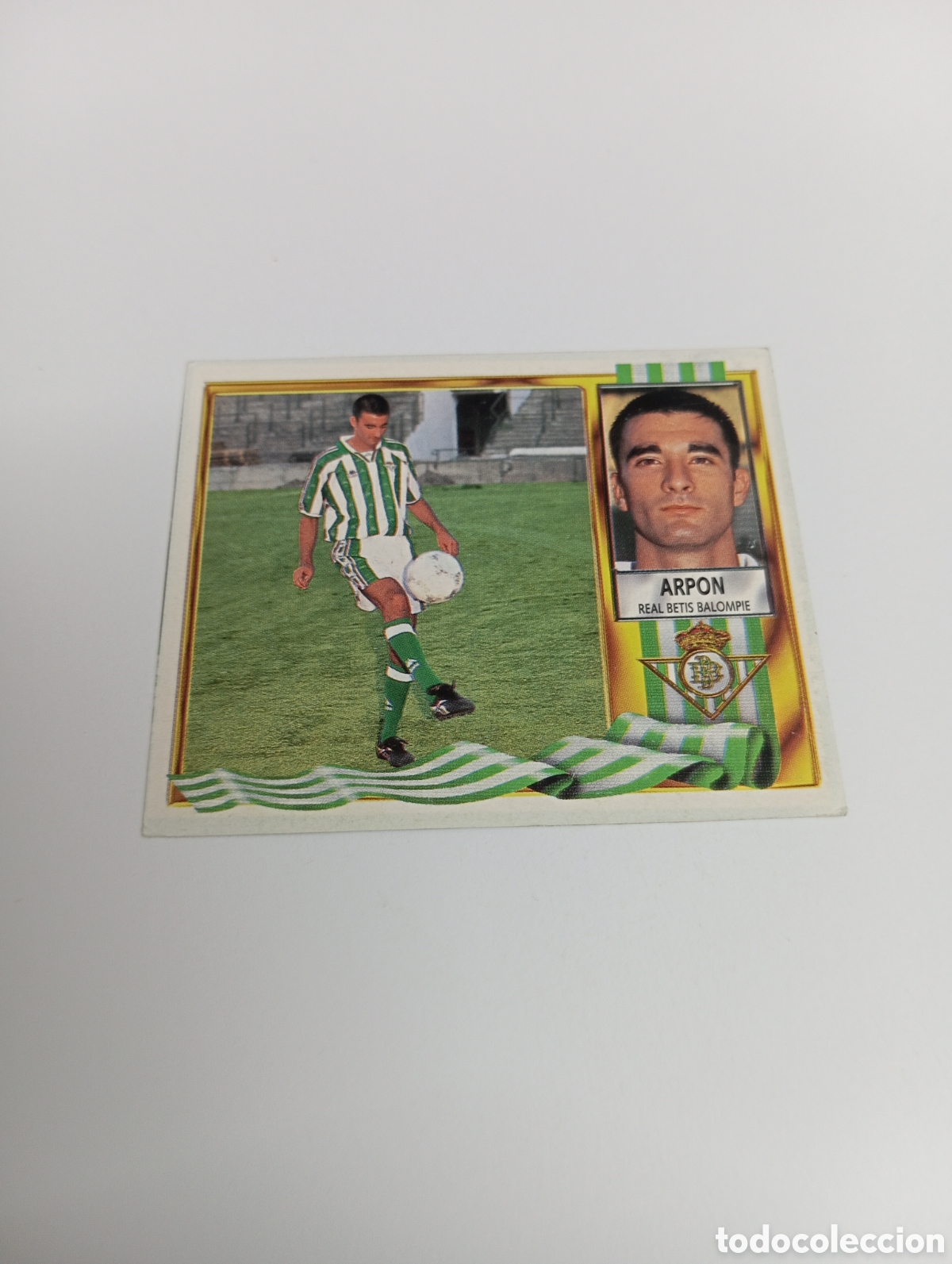 Cromos de F&uacute;tbol: ARP&Oacute;N COLOCA Betis Liga Este 1995 1996 Recuperado PANINI 95 96
