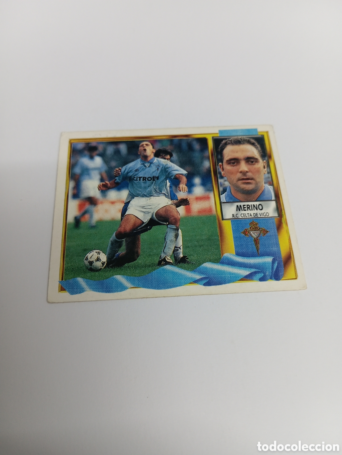 Cromos de F&uacute;tbol: MERINO Celta de Vigo Liga Este 1995 1996 NUEVO SIN PEGAR PANINI 95 96