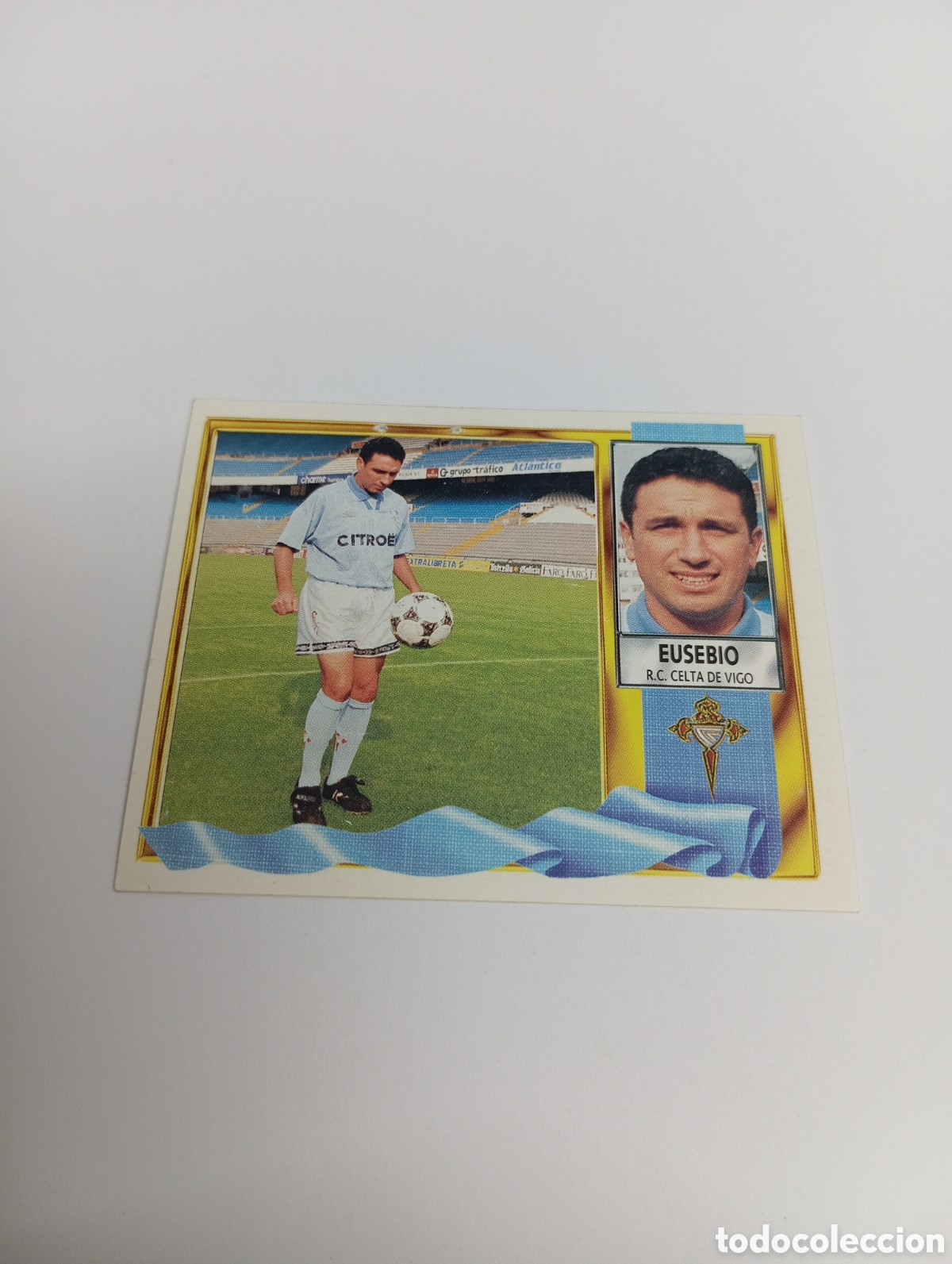 Cromos de F&uacute;tbol: EUSEBIO Celta de Vigo Liga Este 1995 1996 NUEVO SIN PEGAR PANINI 95 96