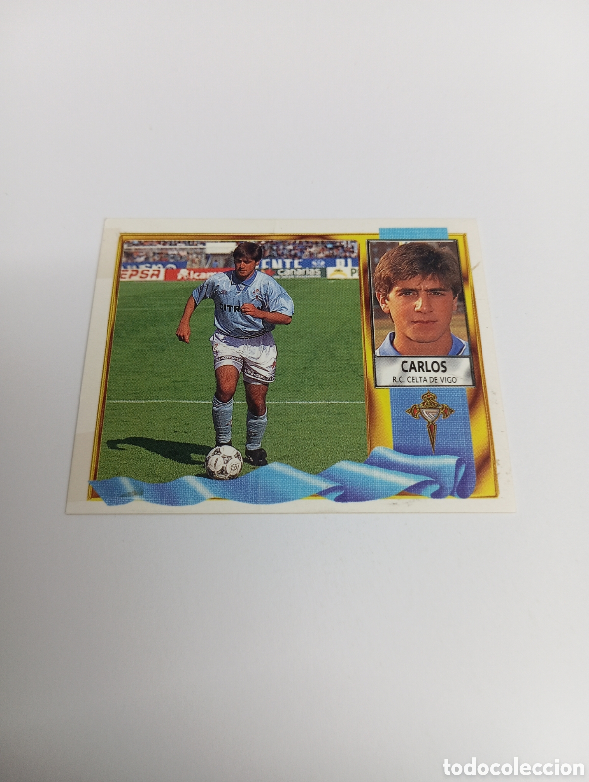 Cromos de F&uacute;tbol: CARLOS Celta de Vigo Liga Este 1995 1996 NUEVO SIN PEGAR PANINI 95 96