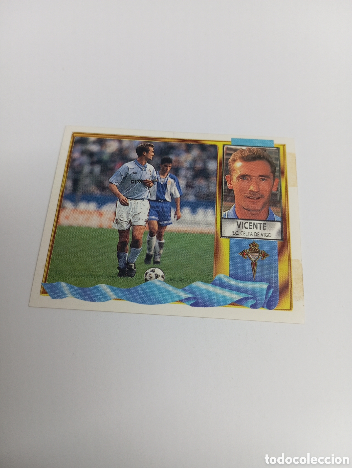 Cromos de F&uacute;tbol: VICENTE Celta de Vigo Liga Este 1995 1996 NUEVO SIN PEGAR PANINI 95 96