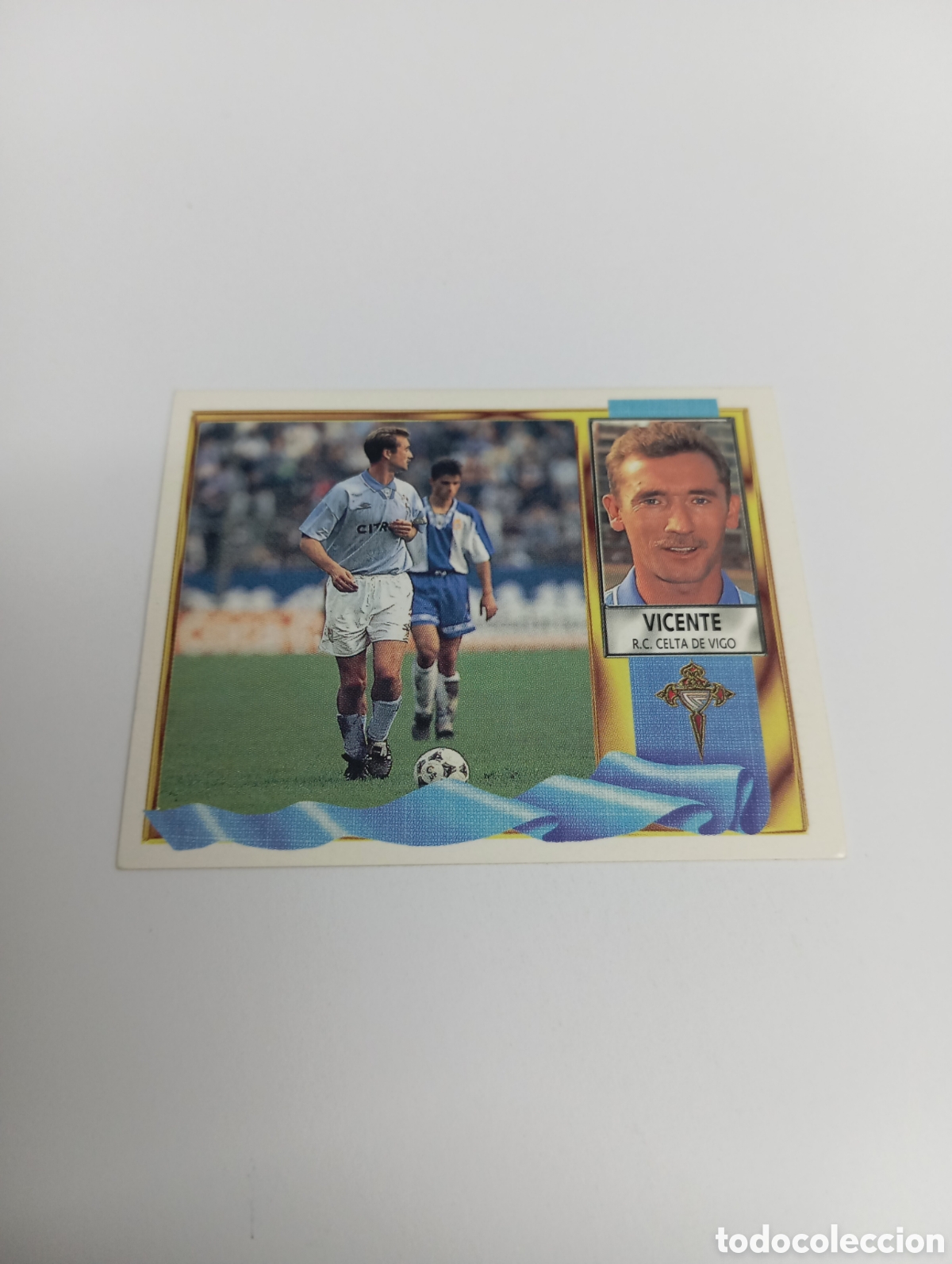 Cromos de F&uacute;tbol: VICENTE Celta de Vigo Liga Este 1995 1996 NUEVO SIN PEGAR PANINI 95 96